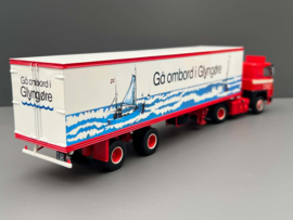WSI 01-4889 Alfred Pedersen; SCANIA 0 SERIES 4X2 CLASSIC BOX TRAILER - 2 AXLE