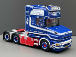WSI 01-4639  Finn Jensen Hinnerup; SCANIA 4 SERIES TORPEDO TOPLINE 6X2 TAG AXLE