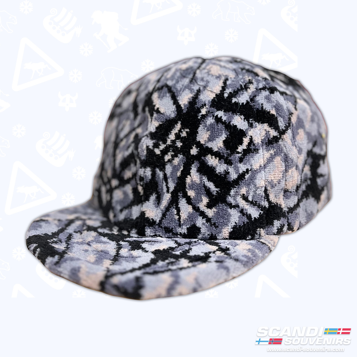 Deense Pluche Cap - Grijs