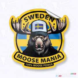 MOOSE MANIA -  Autocollant
