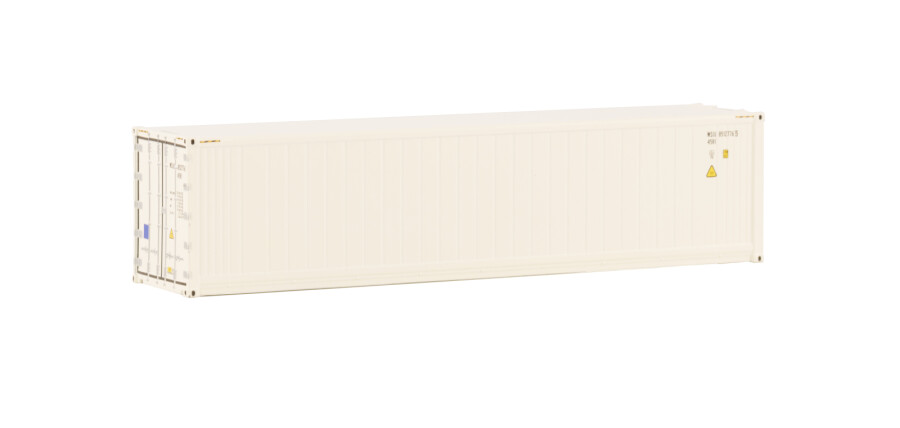 WSI 03-2051 White Line; 40FT REEFER CONTAINER