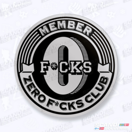 Zero F*cks Club - Sticker