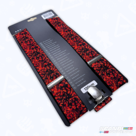 Bretels - Deense Pluche (Rood)