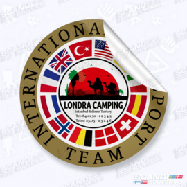 Londra Camping - Autocollant