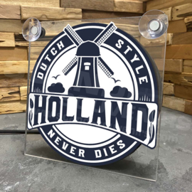 Dutch Style Never Dies (Bleu) - Boite à Lumière