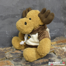 Mr.Moose (Licht Bruin) - Knuffel