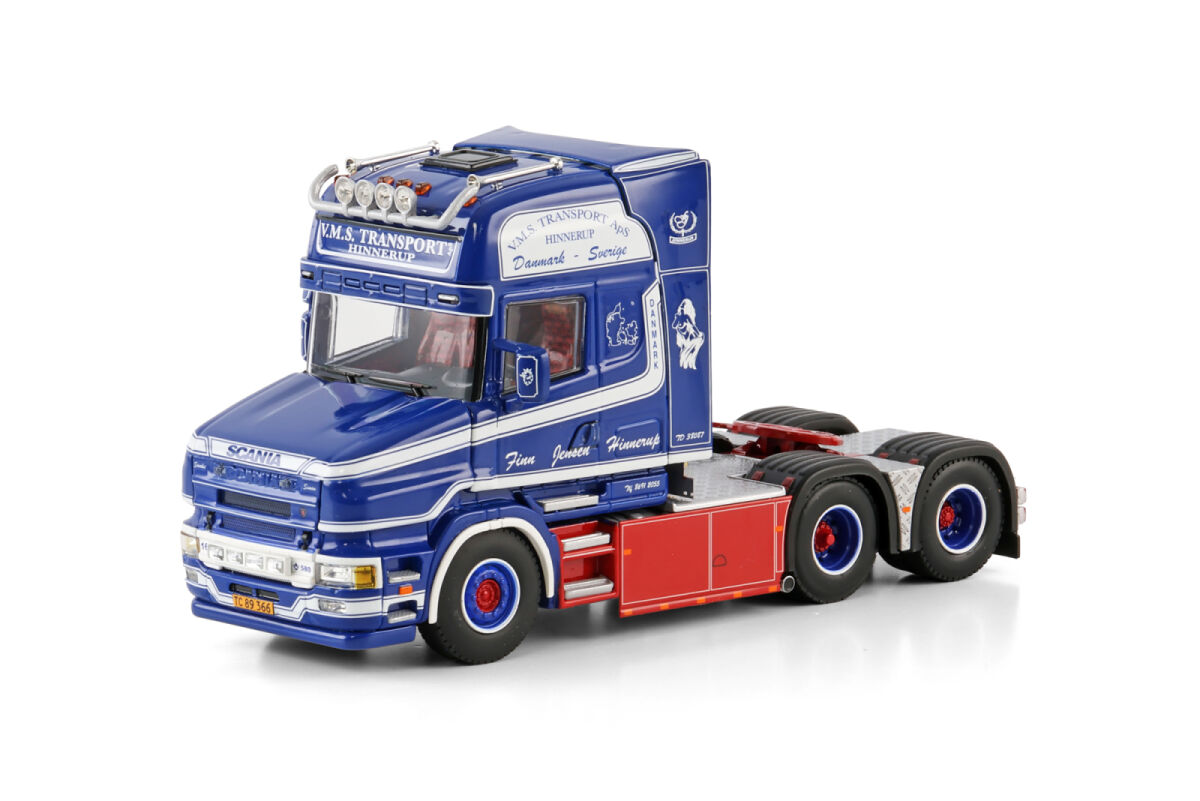 WSI 01-4639  Finn Jensen Hinnerup; SCANIA 4 SERIES TORPEDO TOPLINE 6X2 TAG AXLE