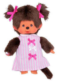 Meisje Pink Ribbon Dress (20cm)