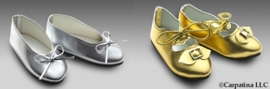 CD0009 Princess shoes set. Silver