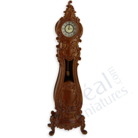 Staand horloge. walnoot