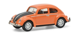  VW kever, oranje/zwart 1:87 (S26628)