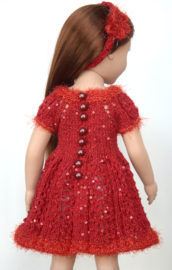 ERIN05 *Red Dress & Headband