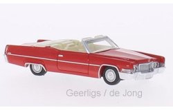 Cadillac DeVille Convertible. Rood 1:87  BOS87085