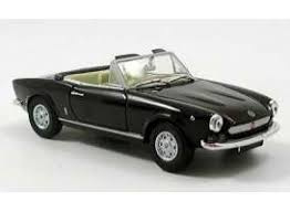 Fiat 124 Spider black. (St6625)