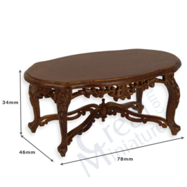 Salontafel. Walnoot.