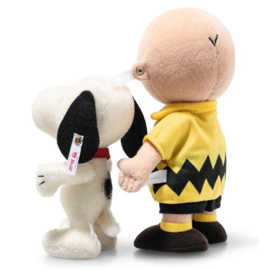 Steiff Snoopy en Charlie Brown 21 cm.