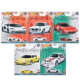spettacolare Italian cars. 1:64. Mix van 5 cars. (FPY86-977B-10)
