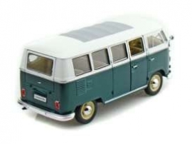 Welly22095gn Classical bus 1962 green/white  1:24