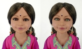 Diya with Green eyes. 