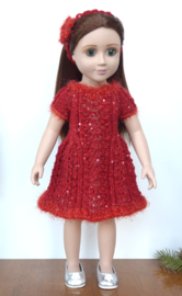 ERIN05 *Red Dress & Headband