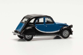 Citroën 2CV blauw/zwart 1:87 (H020817-006)