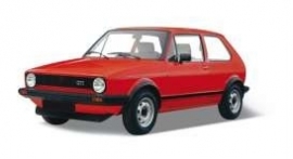 Welly18039r. Golf GTI, red   1:18