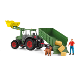 42608 Tractor met Aanhanger. 