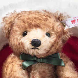 Steiff egel en beertje in kerstmuts 14 cm (voorbestelling)