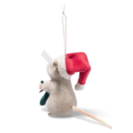 Steiff kerstmuis ornament 8 cm