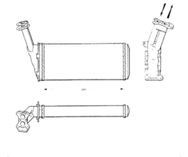 Kachel radiateur BX 95495316