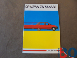 Visa folder "Op kop in z'n klasse"