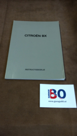 Instructieboekje Citroen BX zwart wit
