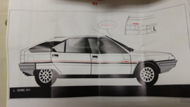NOS stickers voor een Citroen BX Progress
