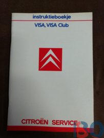 Instructieboekje Citroen Visa Club 1986