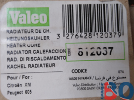 Kachel radiateur XM/605 Valeo 644889
