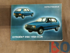 Instructieboekje Citroen Visa/ Visa Club 1984