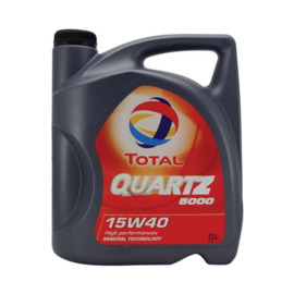 Total 15W40 5L Quartz 5000 Motor oil