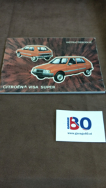 Instructieboekje Citroen Visa Super type 1