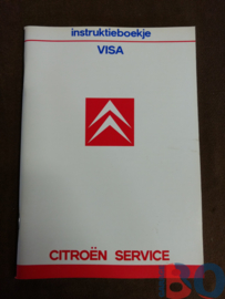 Instructieboekje Citroen Visa 1987