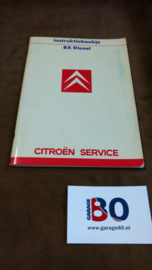 Instructieboekje Citroen BX diesel 1987