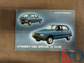 Instructieboekje Citroen Visa 2 Speciale en Club 1981