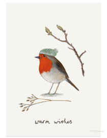 Christmas card | robin