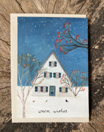 Christmas card | starry night