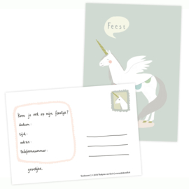 Party invitations | Unicorn