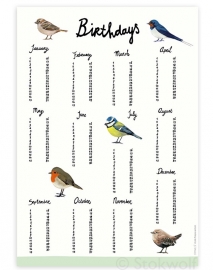 birthday print | Birds
