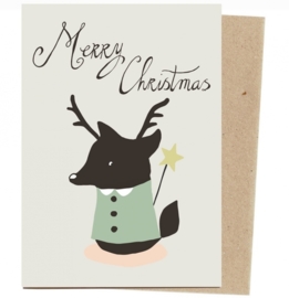 Christmas card 'Christmas fox' medium