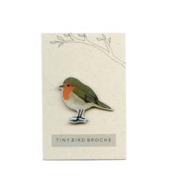 mini broche vogel | Roodborstje 