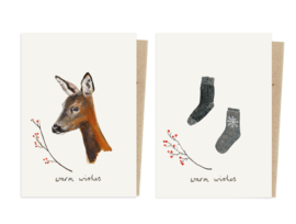 Christmas card | Christmas socks