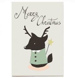 Christmas card 'Christmas fox' medium