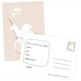 Party invitations | Unicorn